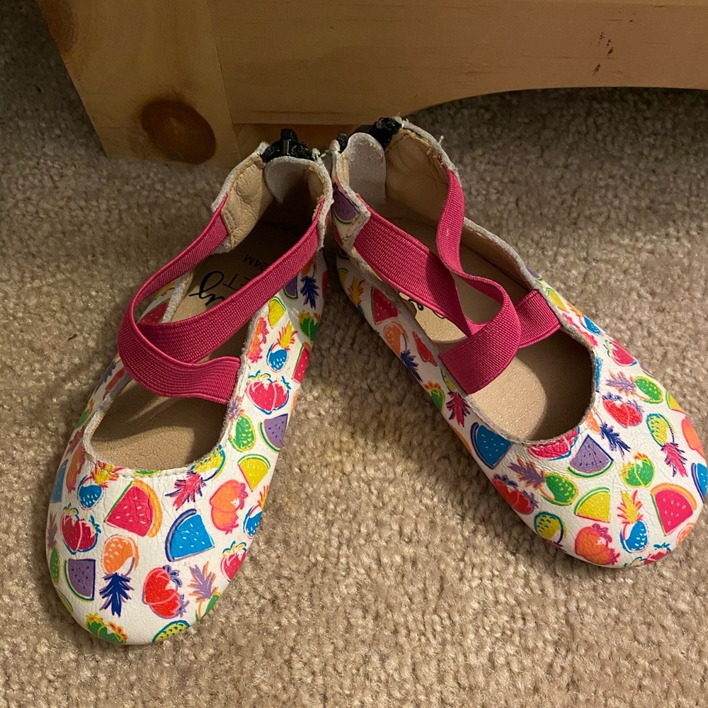Monkey feet 12-18M tootie fruitie ballet shoes